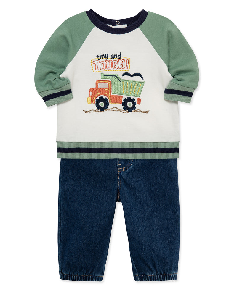 Construction Crew Big Truck Active Set (3M-12M)
