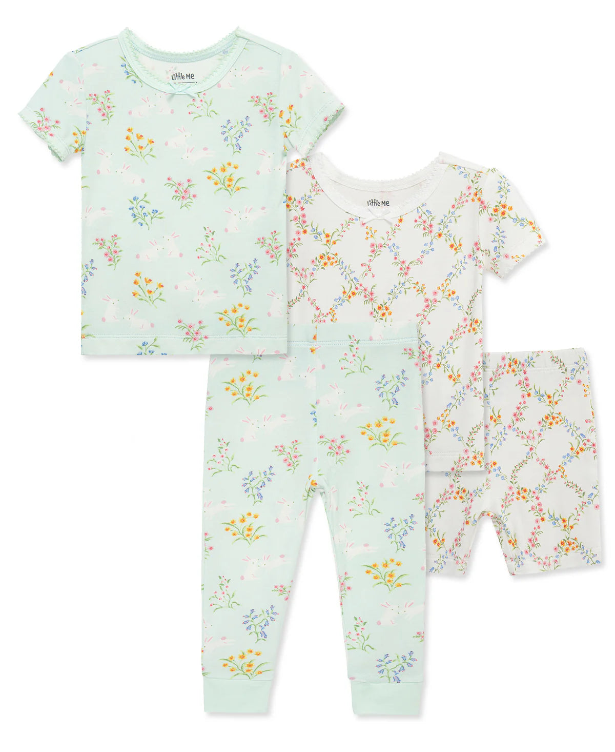 Bunny 4-Piece Pajama Set