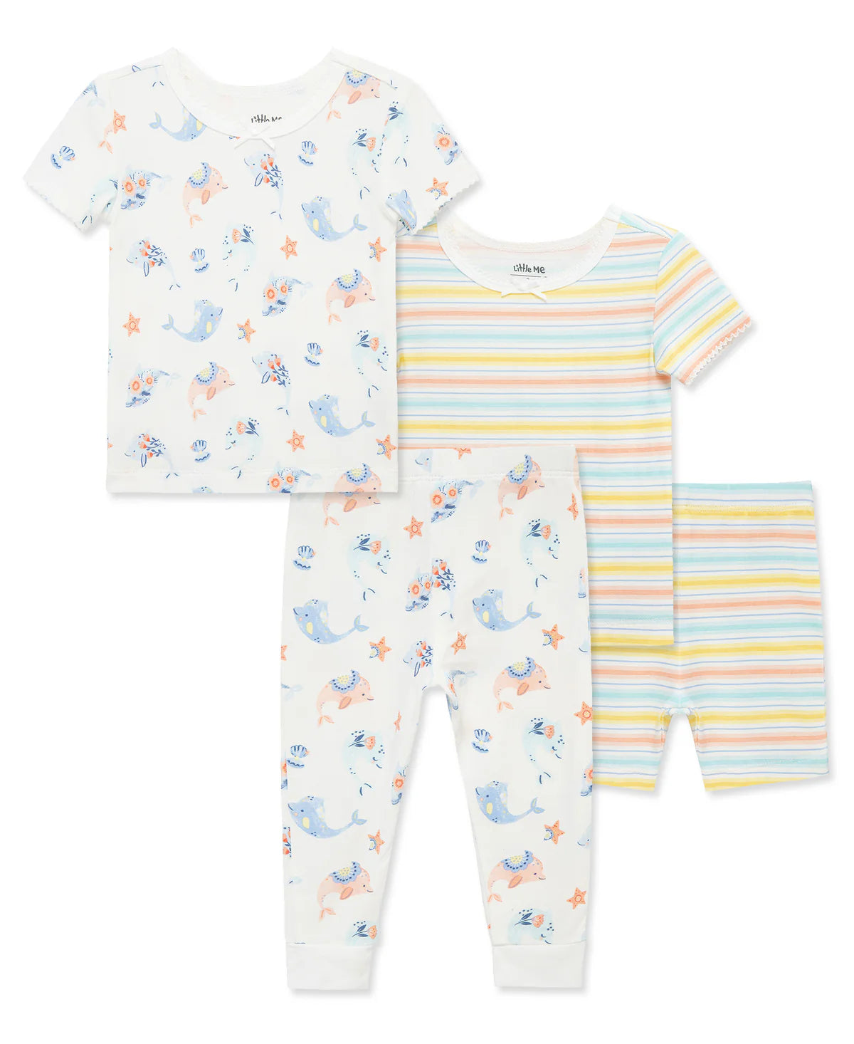 Dolphin 4-Piece Pajama Set