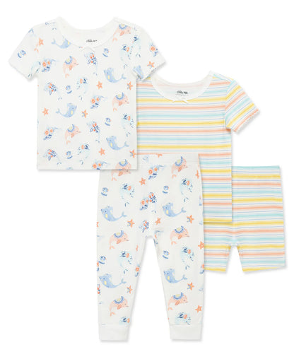 Dolphin 4-Piece Pajama Set