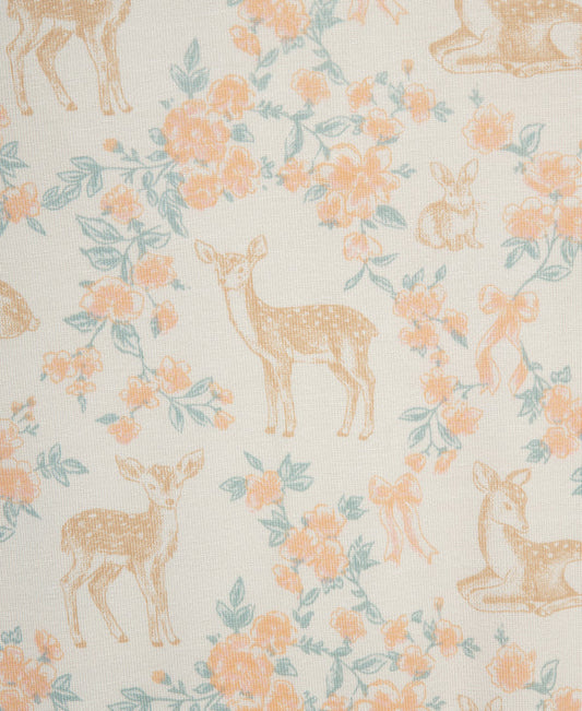 Deer Non-Slip Convertible Footie Pajama