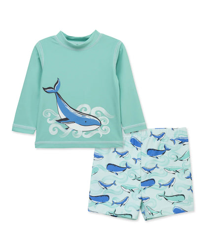 Whale 2-Piece Rashguard Set