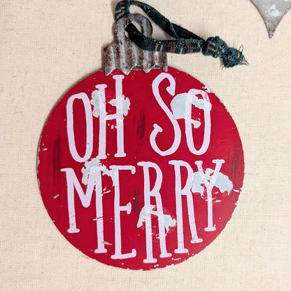 Rustic Tin Ornament