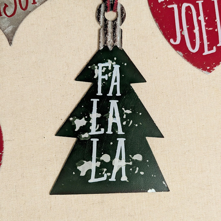 Rustic Tin Ornament