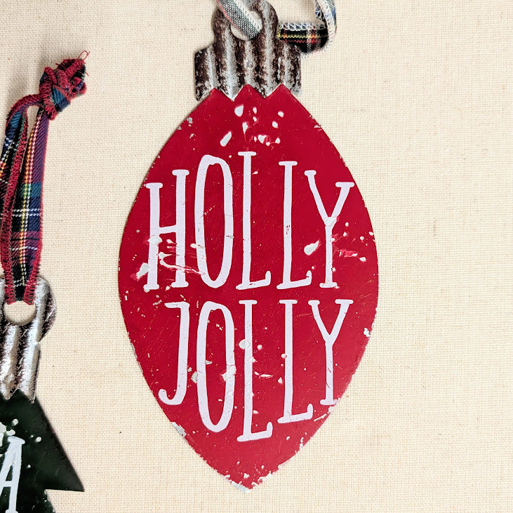 Rustic Tin Ornament
