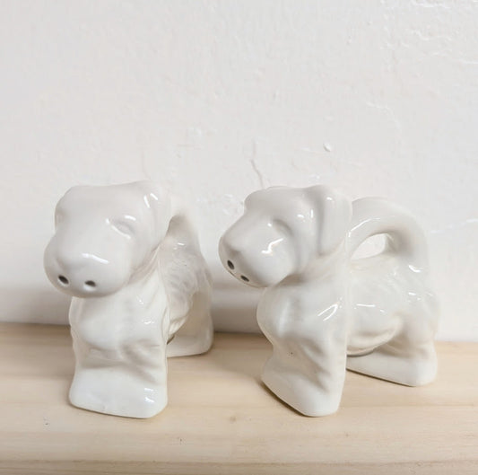 Ceramic Dog Salt & Pepper Shaker
