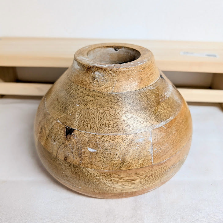 Small Wooden Vase