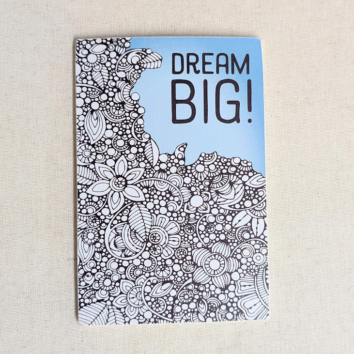Wooden Postcard - "Dream Big"