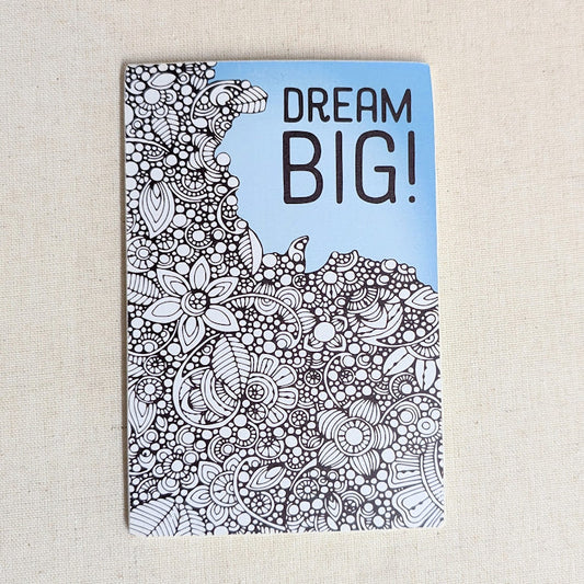 Wooden Postcard - "Dream Big"