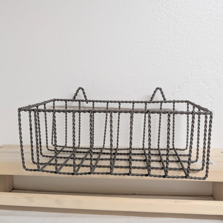Rectangle Hanging Wire Bin