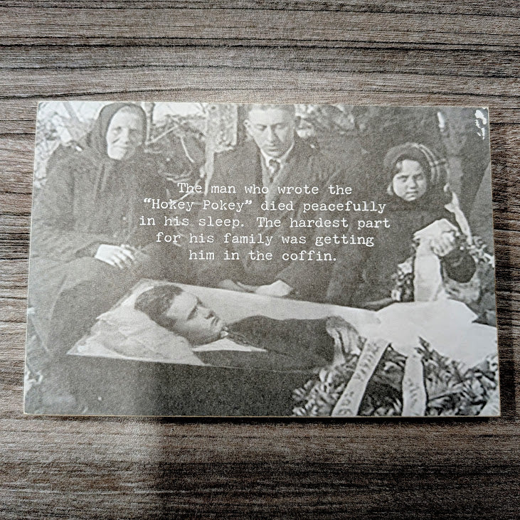 Wooden Postcard - "Hokey Pokey"