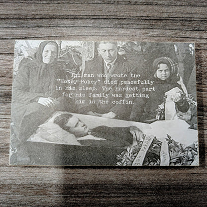 Wooden Postcard - "Hokey Pokey"