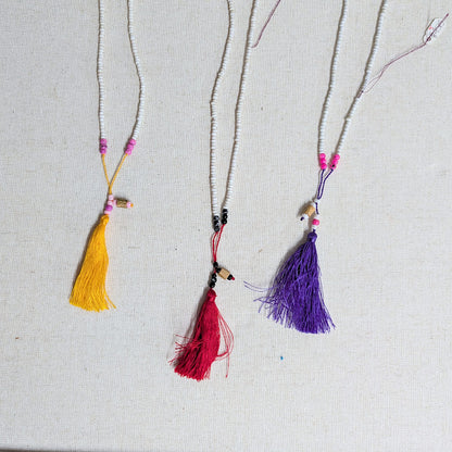 Bright Tassel Necklace - Assorted