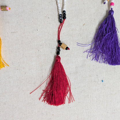 Bright Tassel Necklace - Assorted