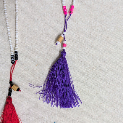 Bright Tassel Necklace - Assorted