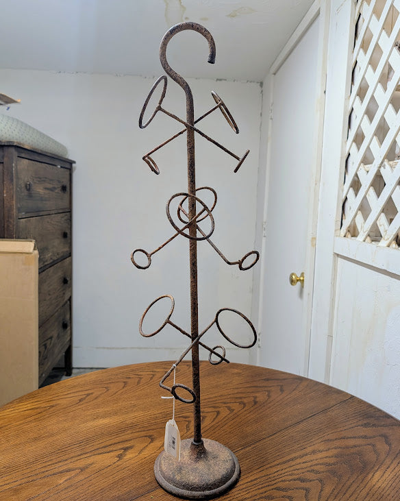Rustic Table Top Wine Rack