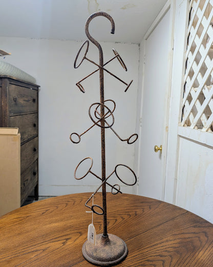 Rustic Table Top Wine Rack
