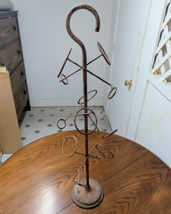 Rustic Table Top Wine Rack