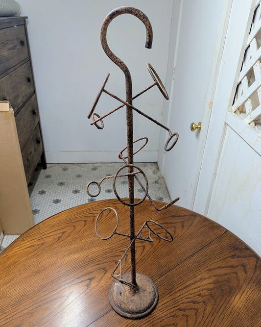 Rustic Table Top Wine Rack