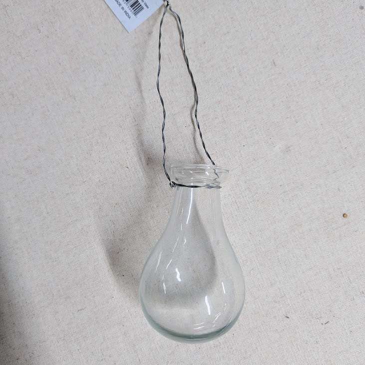 Small Hanging Glass Vase