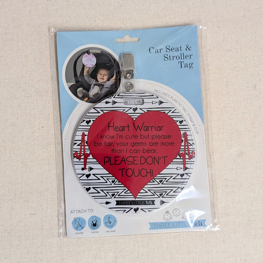 Heart Warrior Car Seat & Stroller Tag