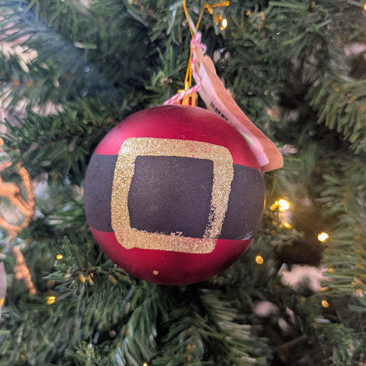 Santa Belt Ornament