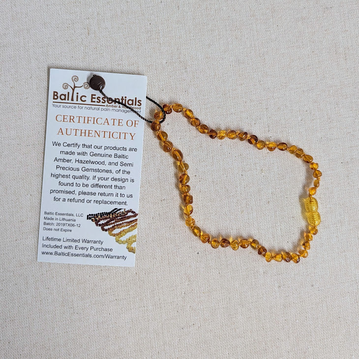 Baltic Amber Teething Necklace