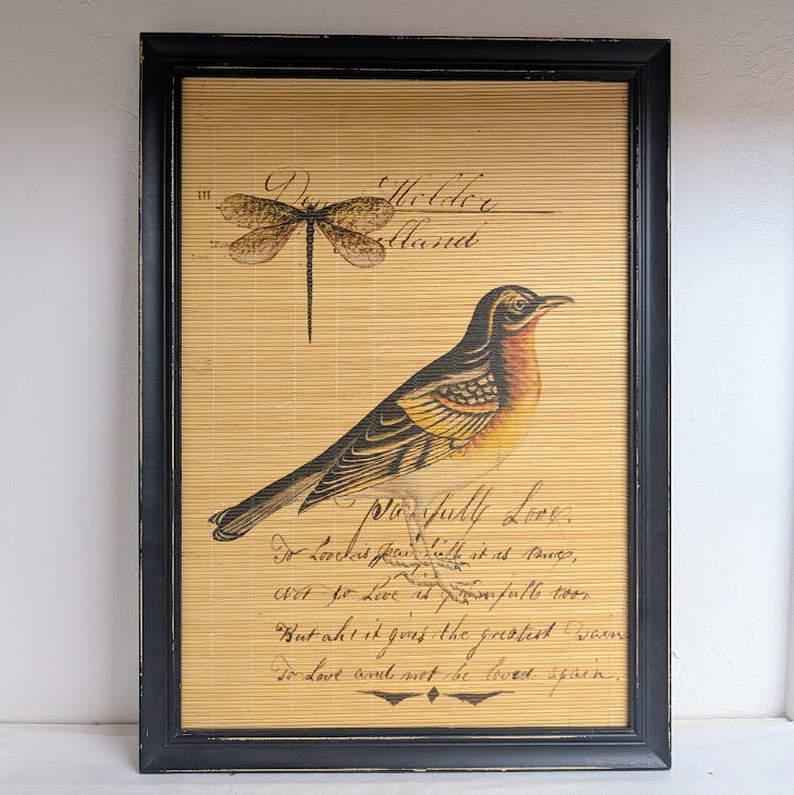 Wood Stick Wall Decor Framed - 2 Styles