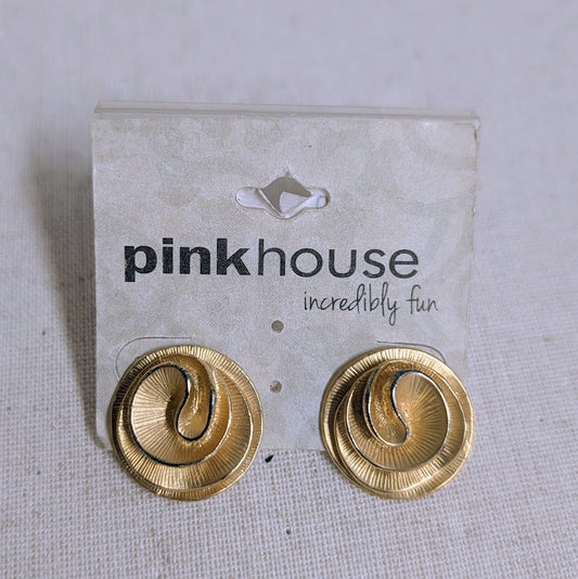 Peony Earring 0.5" - Gold