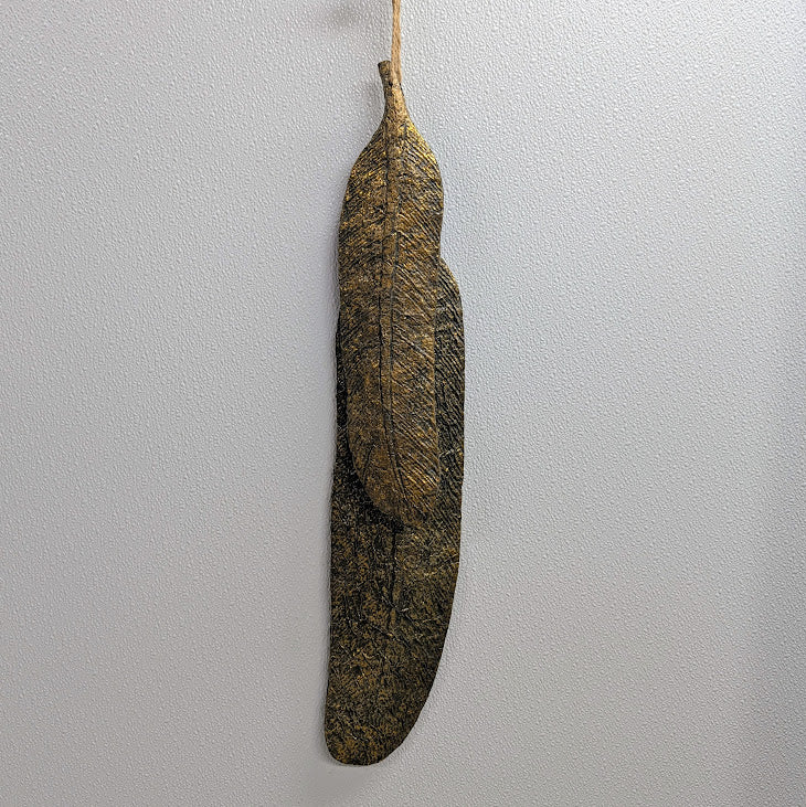 Paperpulp Feathers, Gold Set of 2