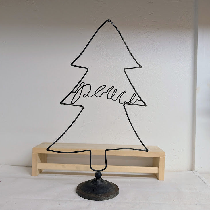 Wire Tree-Shaped Card/Photo Holder