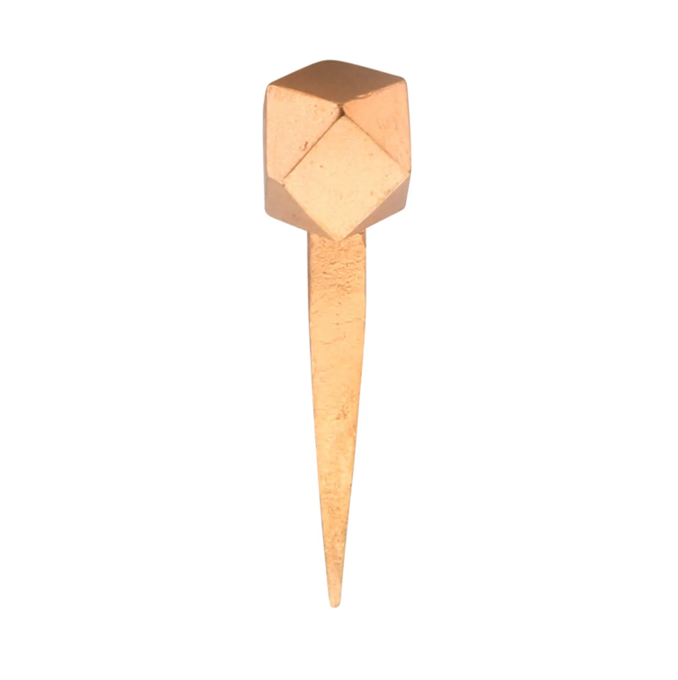 Cubeoctahhedron Forged Iron Nail Copper