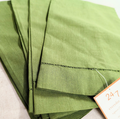 Olive Green Guest Towel