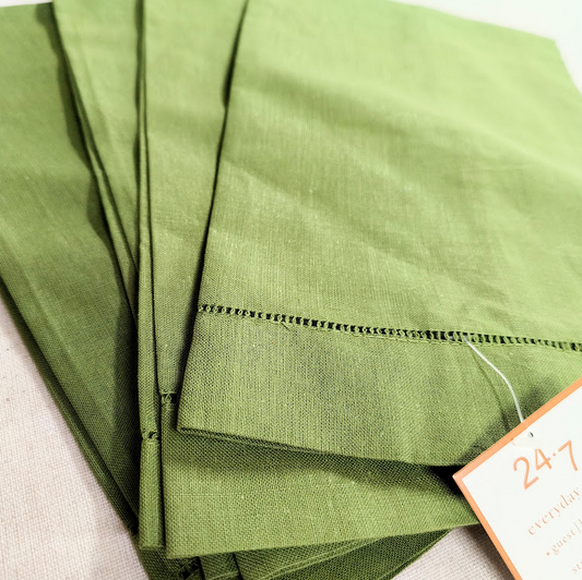 Olive Green Guest Towel