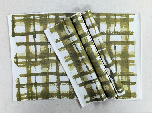 Green Placemat 4pc