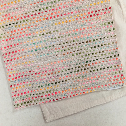 Multi-color Woven Table Runner