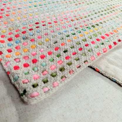Multi-color Woven Table Runner