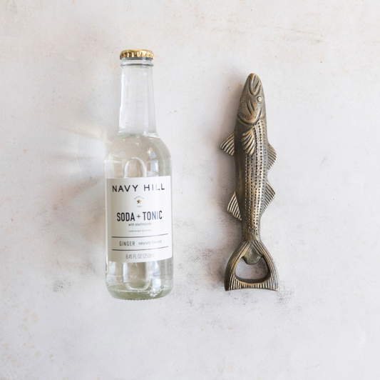 Cast Aluminum Fish Shaped Bottle Opener