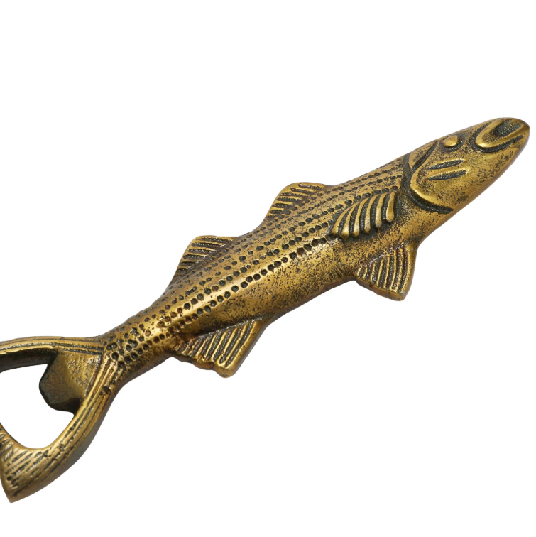 Cast Aluminum Fish Shaped Bottle Opener