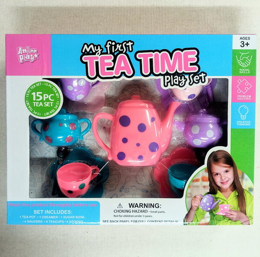 15pc Tea Time Play Set