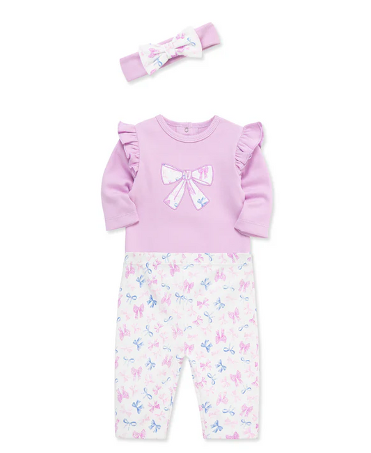 Pretty Bows Bodysuit & Legging Set