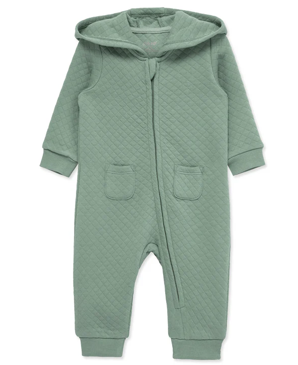 Green Hooded Coverall