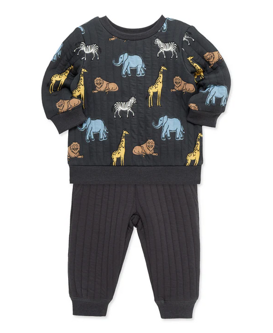 2pc Safari Sweatshirt Set
