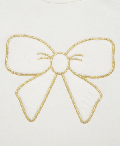 2pc Bow Sweatshirt Set