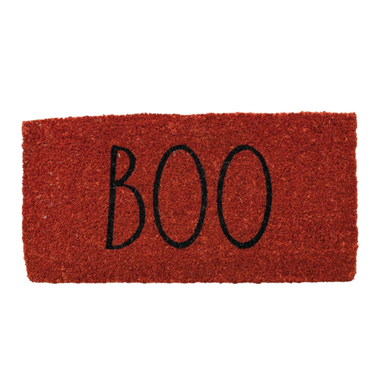 Natural Coir "Boo" Doormat