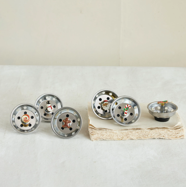 Assorted Sink Strainer w/ Christmas Charm