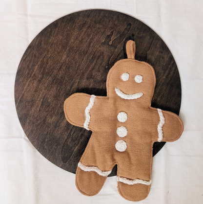 Gingerbread Man Shaped Pot Holder