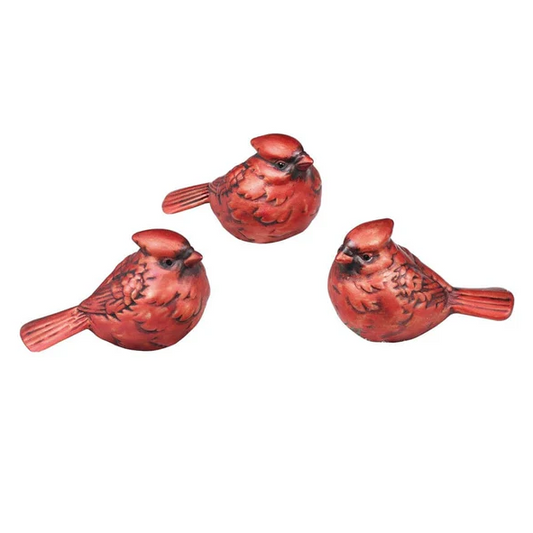 3.5" Red Ceramic Cardinal