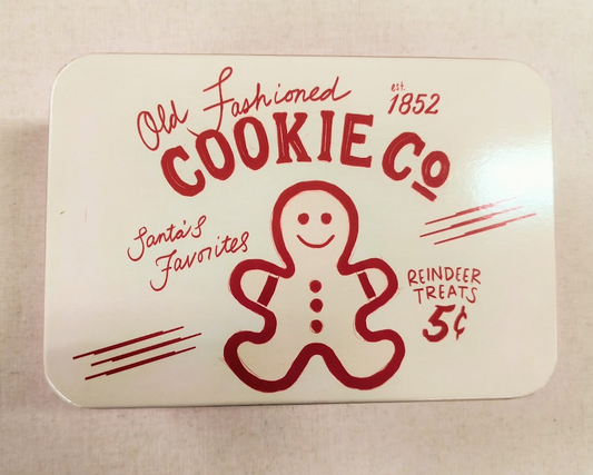 Decorative Tin w/ Vintage Cookie Co. Design