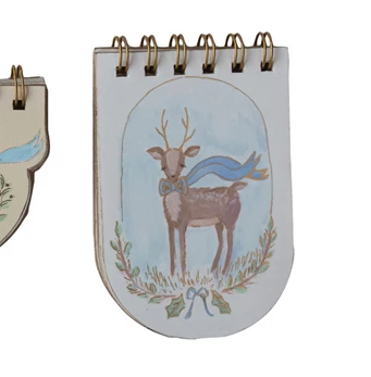 Handmade Soft Cover Holiday Shaped Notebook, 3 Styles